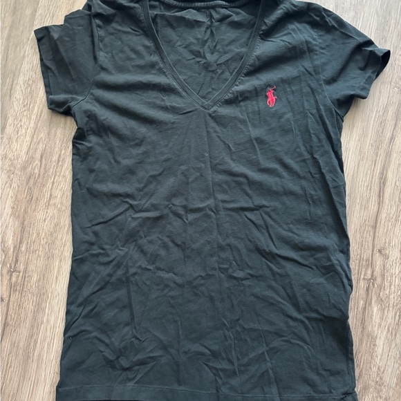 Polo Ralph Lauren Tops - Polo Black V-Neck T-Shirt